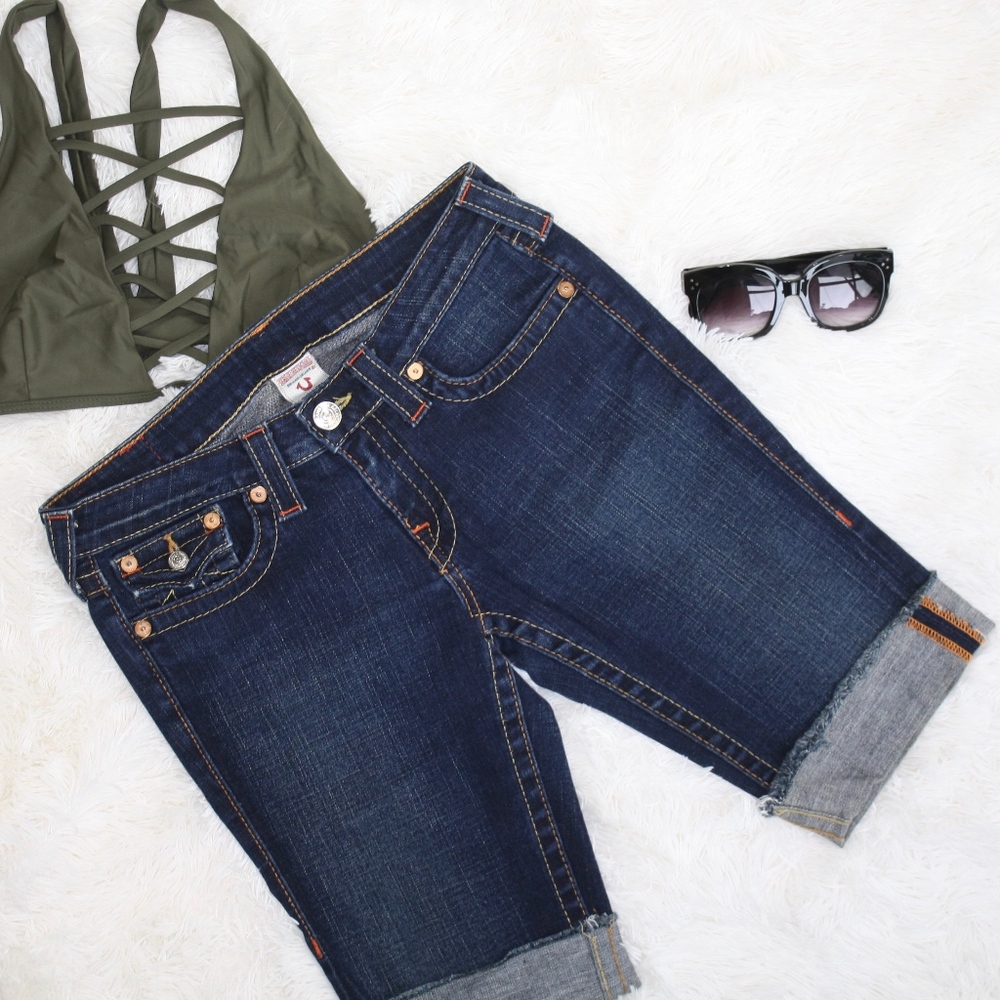 True Religion Jean Shorts